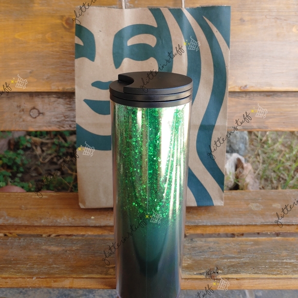 Starbucks Ombre Green  Glitter ✨ Tumbler - Picture 9 of 11